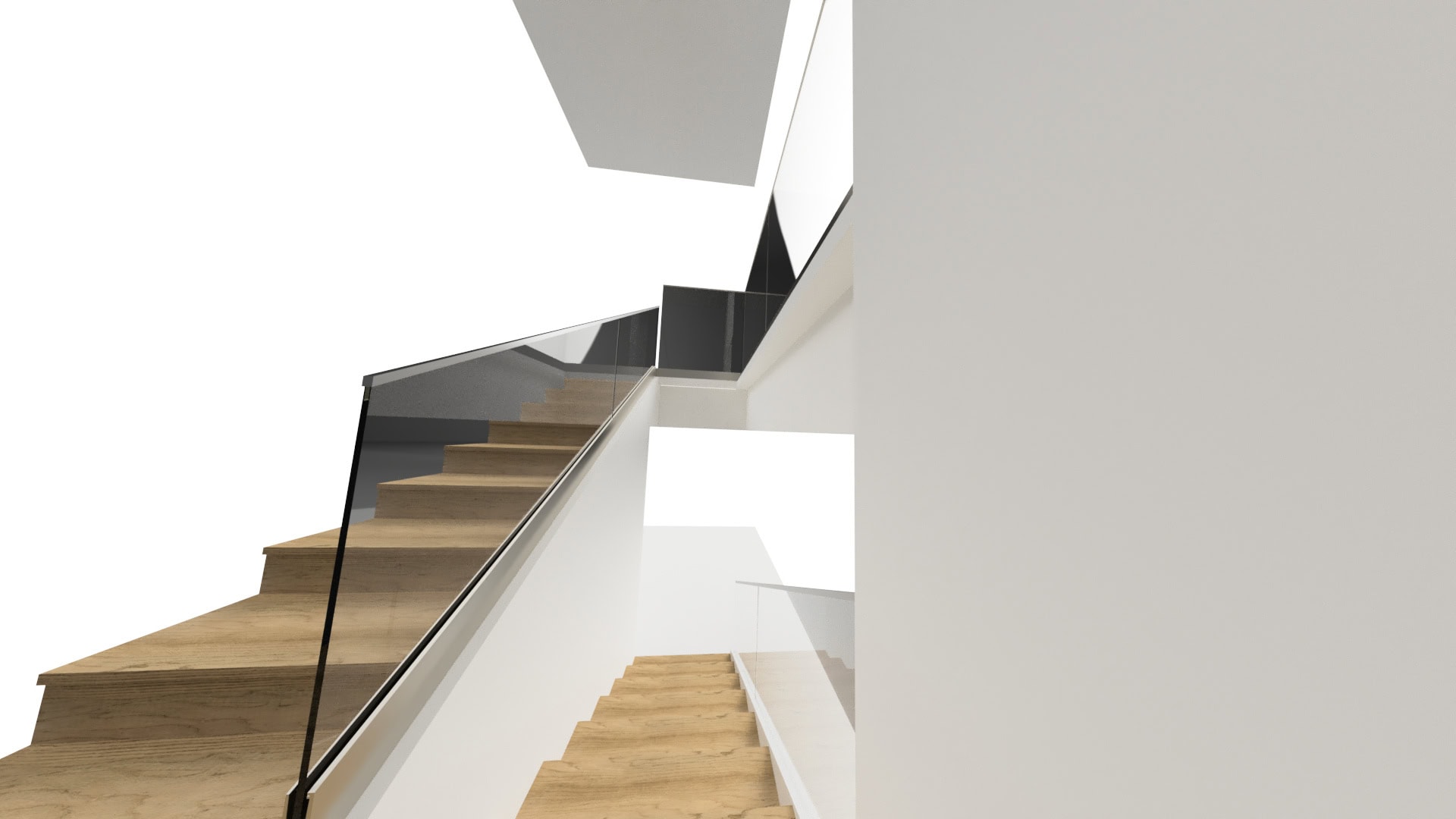 Glass Railing Greenwood Ct Residence - A Crystal Glass & Mirror