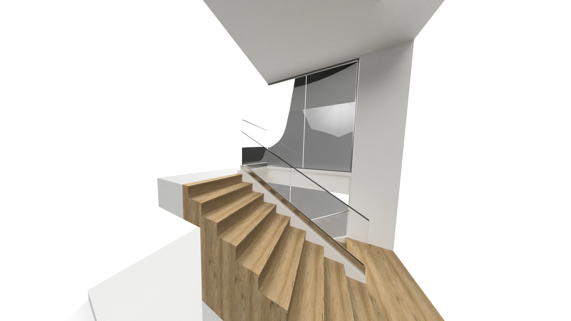 Glass Railing Greenwood Ct Residence - A Crystal Glass & Mirror