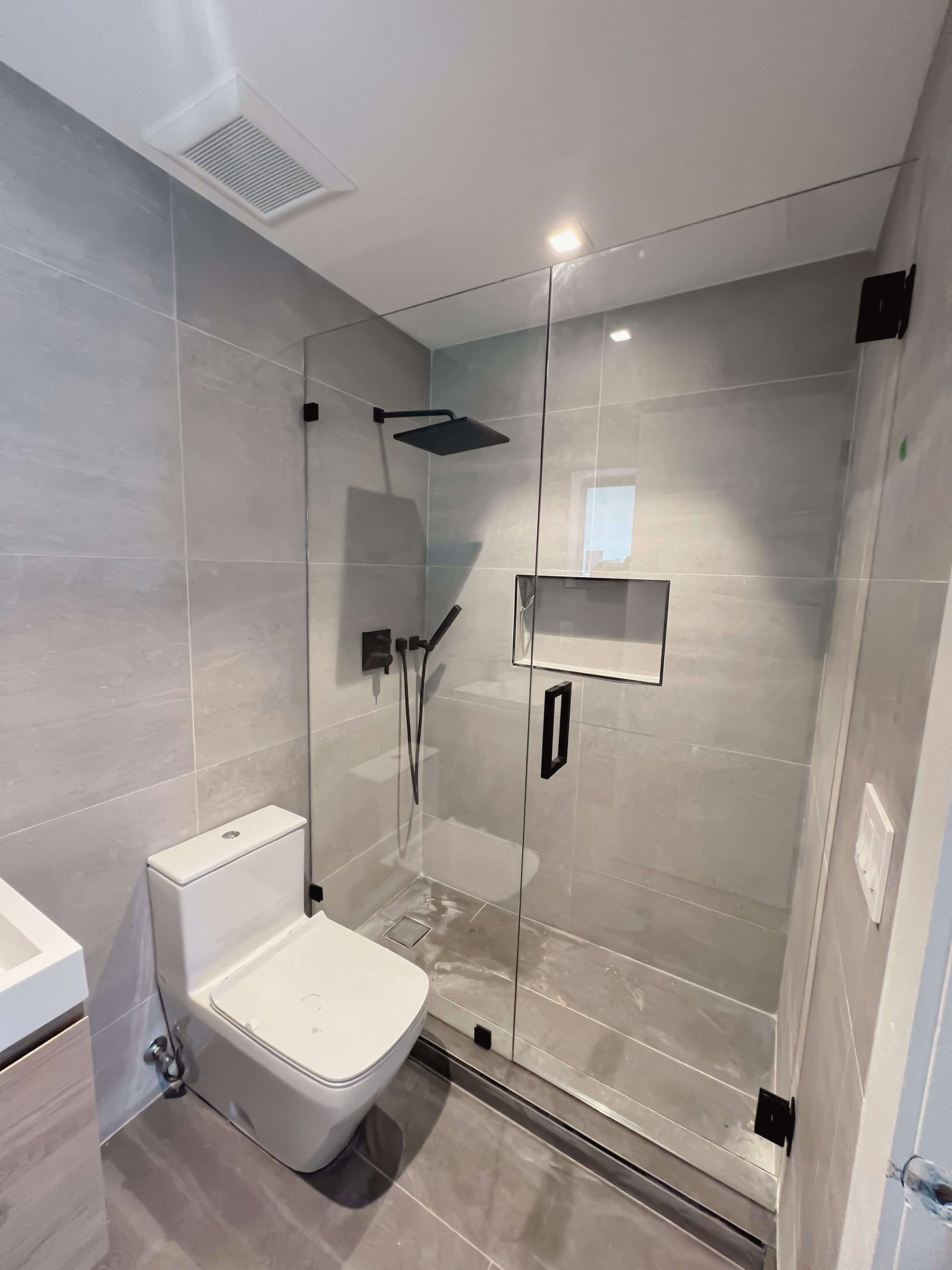 Door and Panel Shower 3/8” Clear Monolithic Tempered Glass
