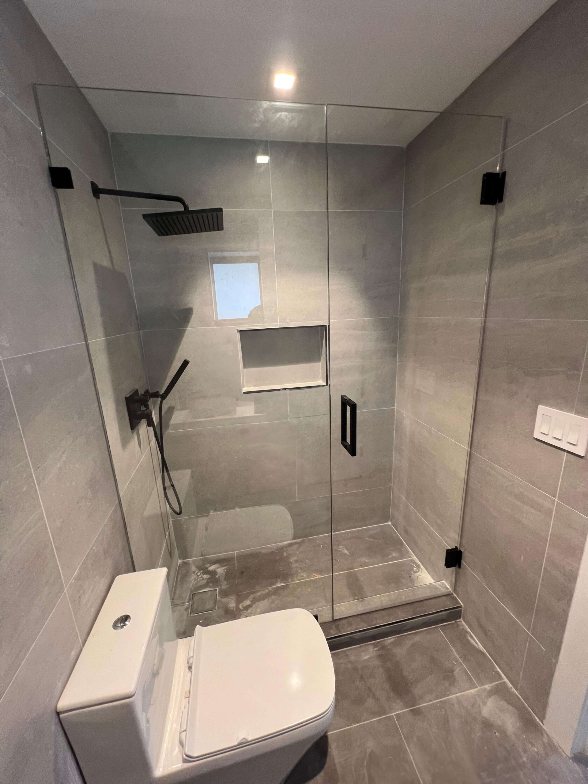 Door and Panel Shower 3/8” Clear Monolithic Tempered Glass