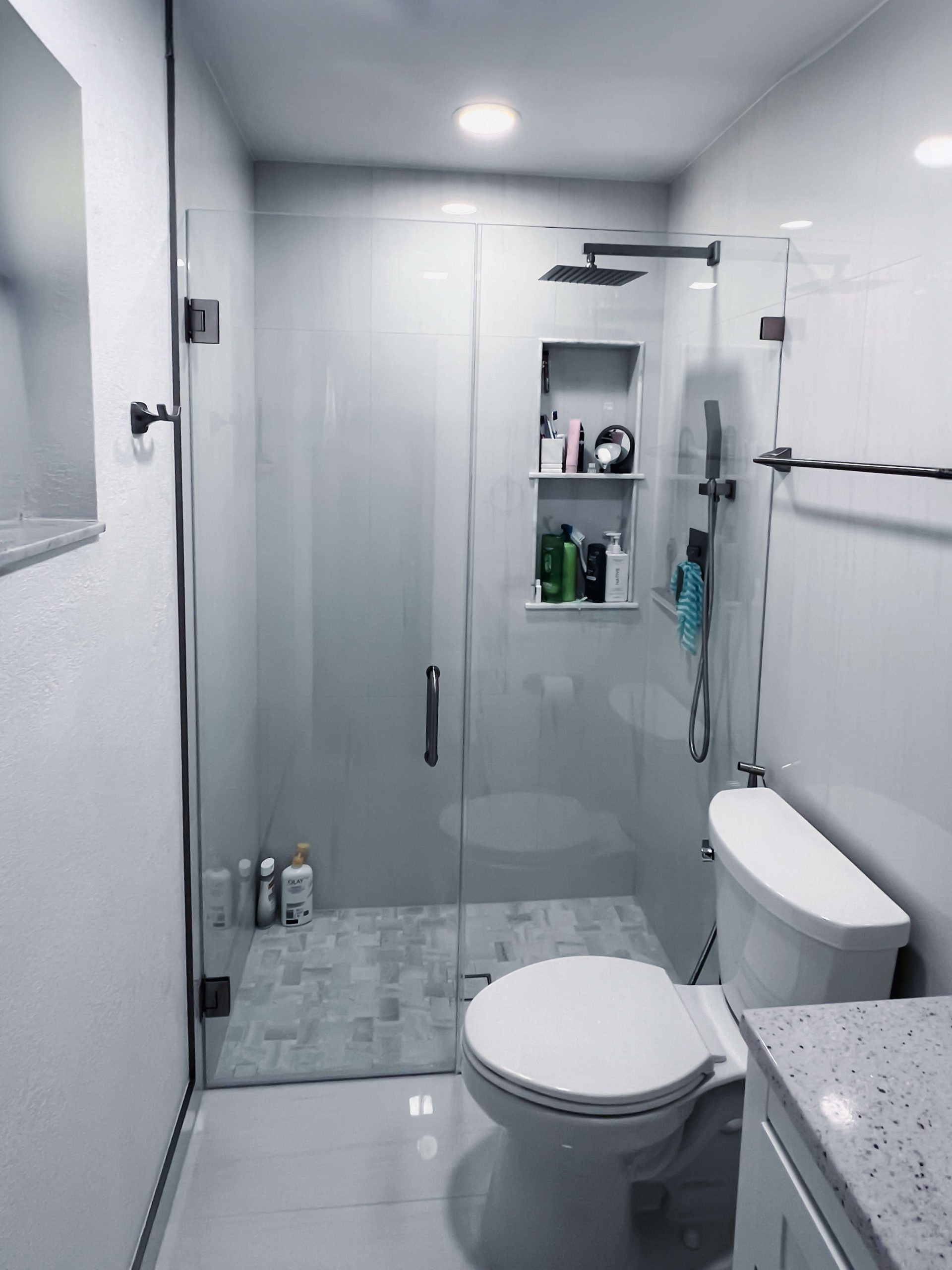 Shower Door 3/8” Clear Monolithic Tempered Glass