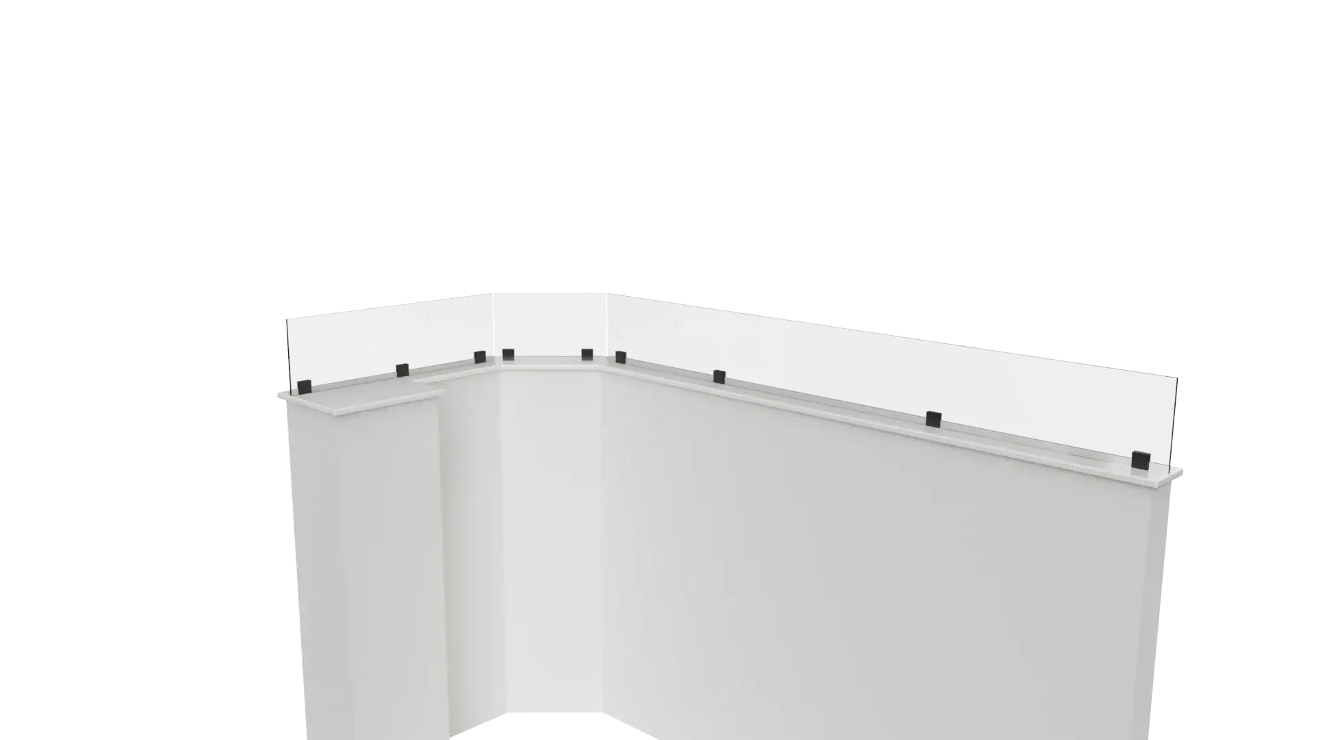 Glass Railing 1 - A Crystal Glass & Mirror