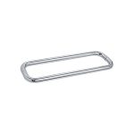 Stainless steel glass door handle for elegant, durable design.