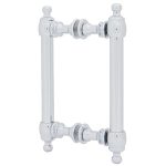 Elegant vintage-style white glass radiator for bathrooms and kitchens.