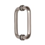 High-quality stainless steel mirror handle for bathrooms and decor. Durable, stylish, and functional.