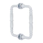 High-quality glass and mirror hardware handle for elegant home décor.