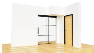 High-quality glass mirror and door for stylish home design.