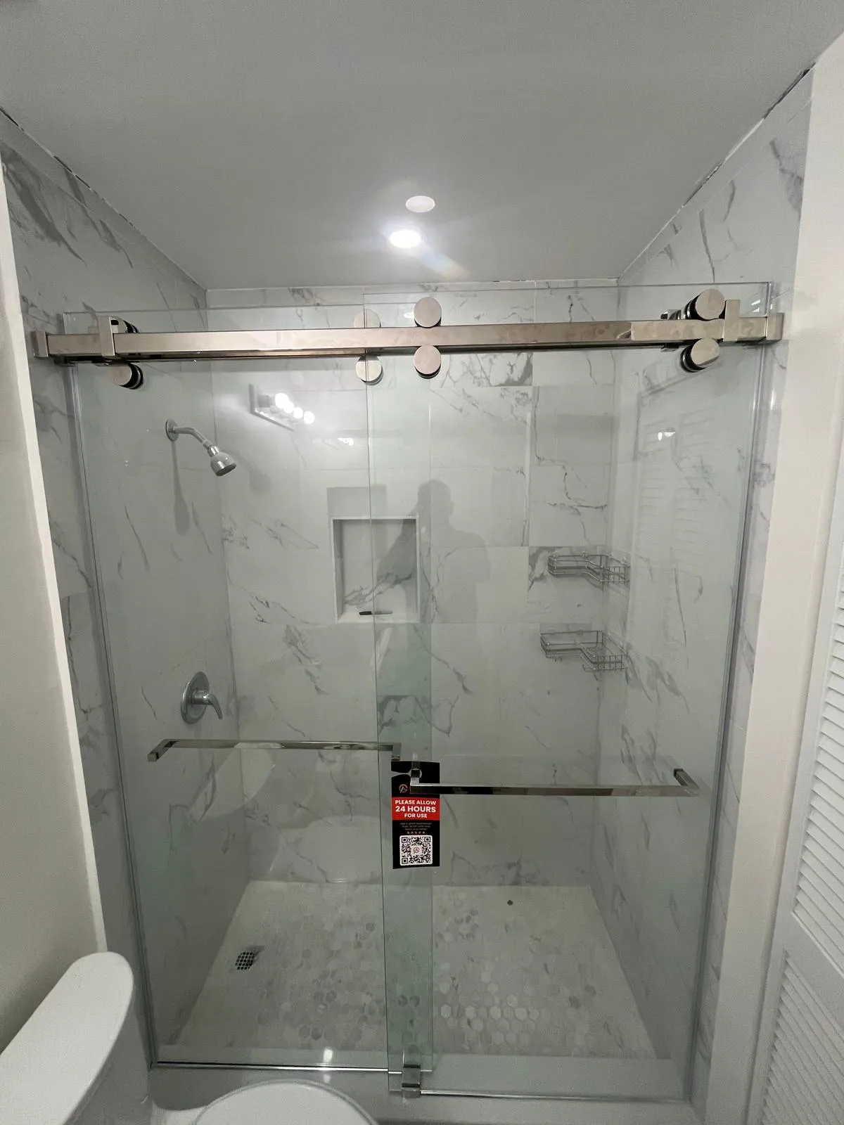 Shower Enclosures at Nickels Blvd Residence