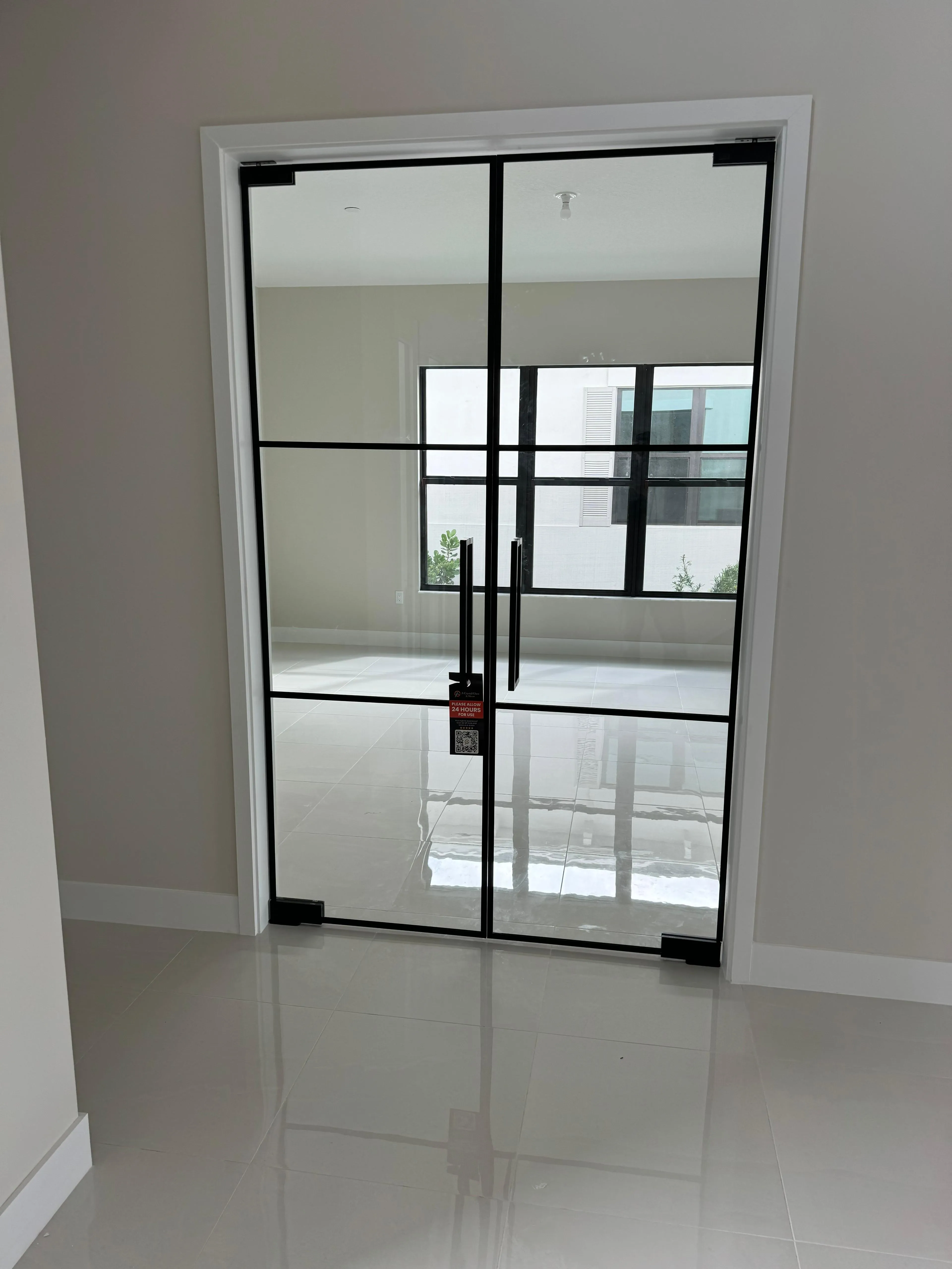 Glass Partition at Migration Point Residence