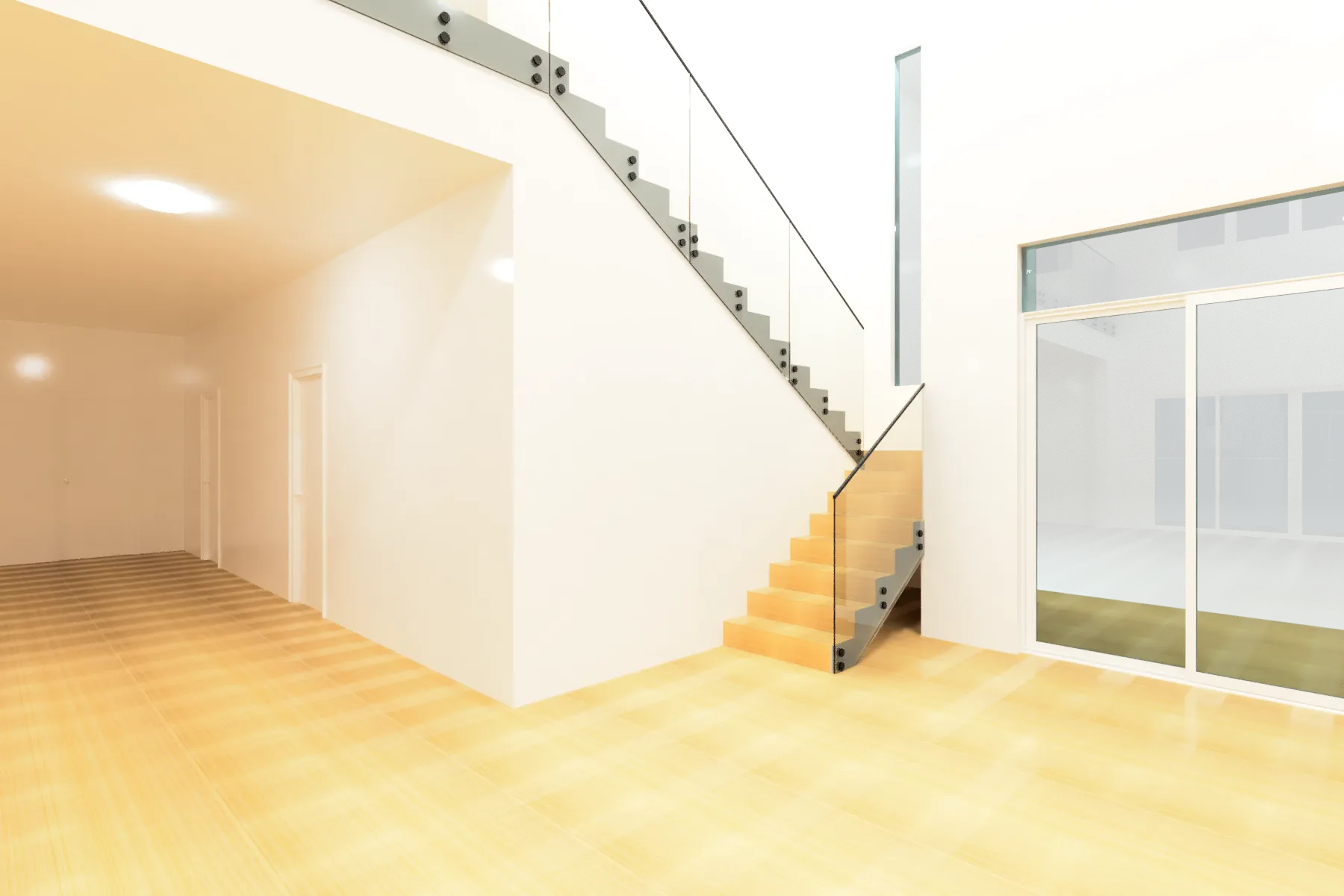 Glass Railing | Holly Lane Residce