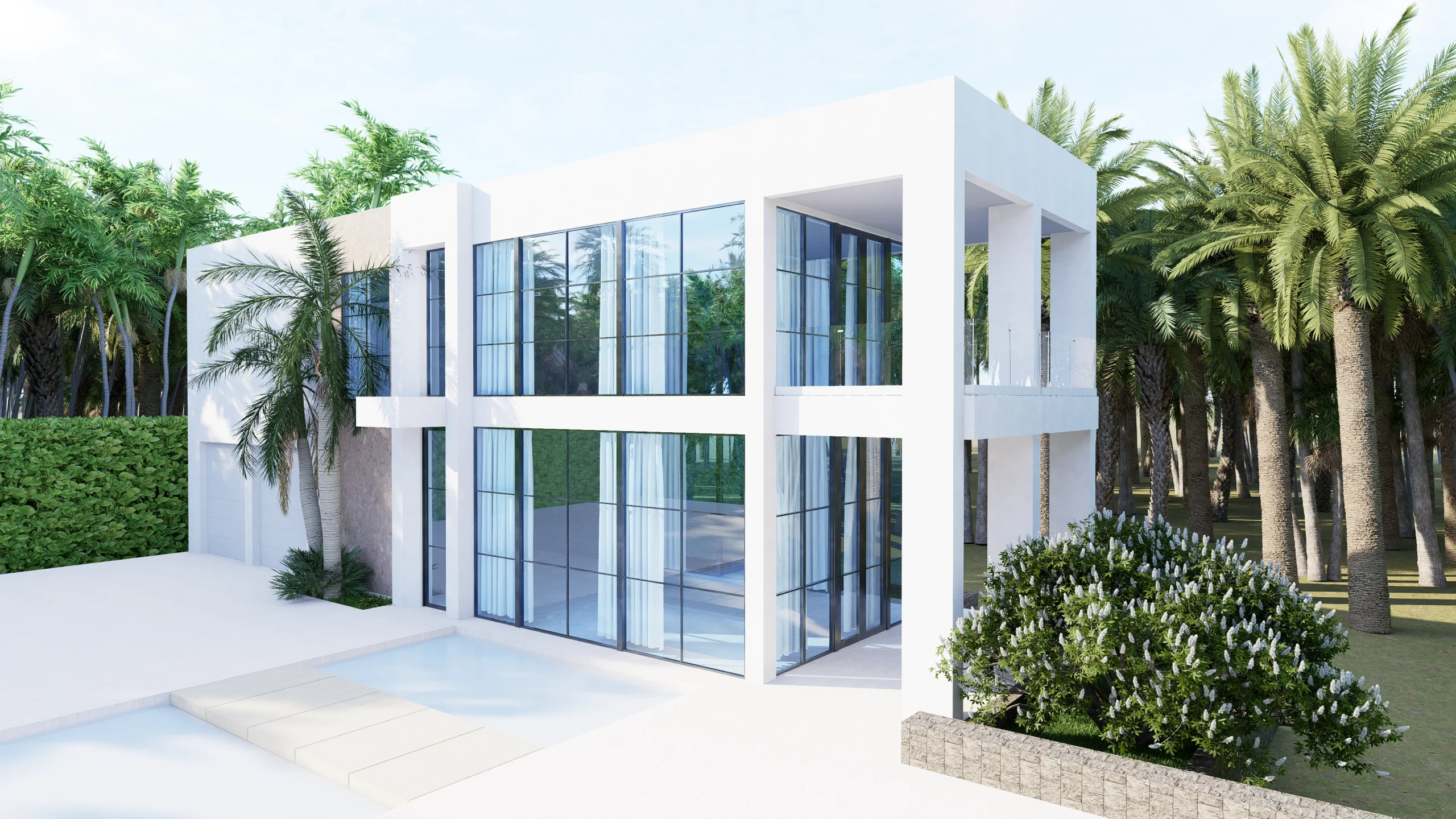 Glass Railing | Hillsboro Mile Residence