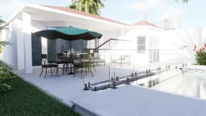 High-quality safety glass pool fencing for modern outdoor spaces.