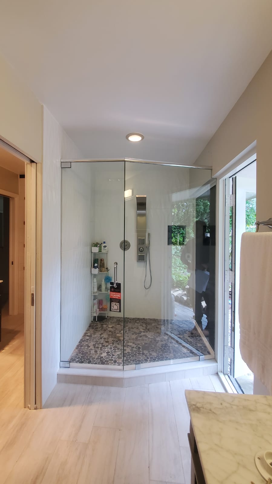 Shower Enclosure | 127th Drive North Residence