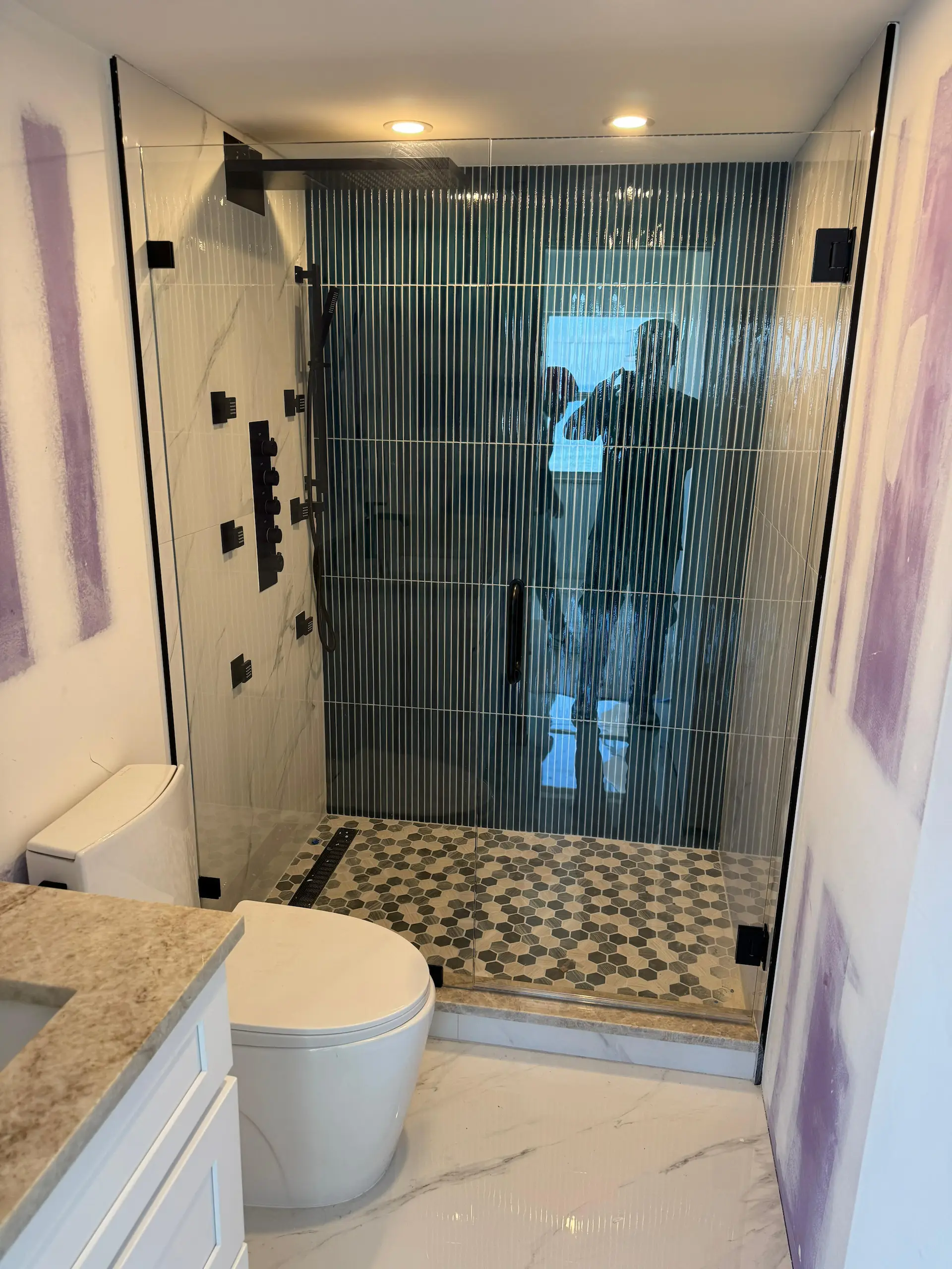 Shower Enclosure | North Ocean Blvd Residence
