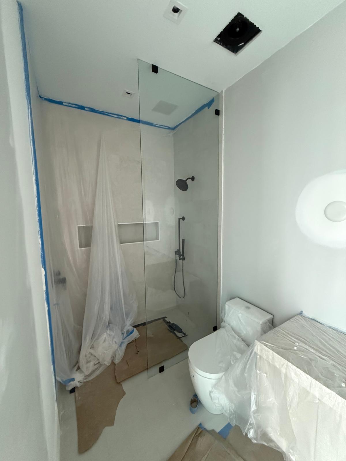 Shower Enclosure | Andrews Ave Duplex