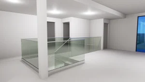High-quality glass and mirror installation for elegant interior spaces.