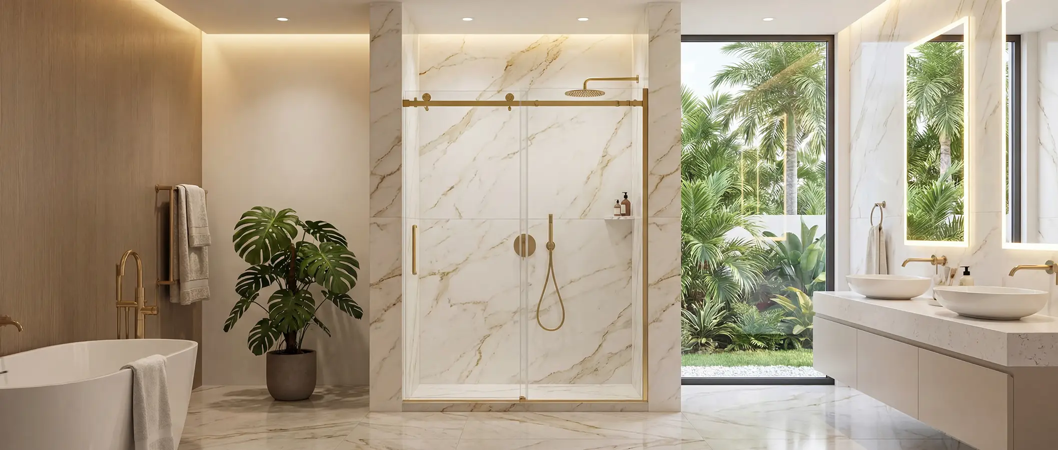 Frameless Shower Doors in Delray Beach: Clean Design for Modern Bathrooms