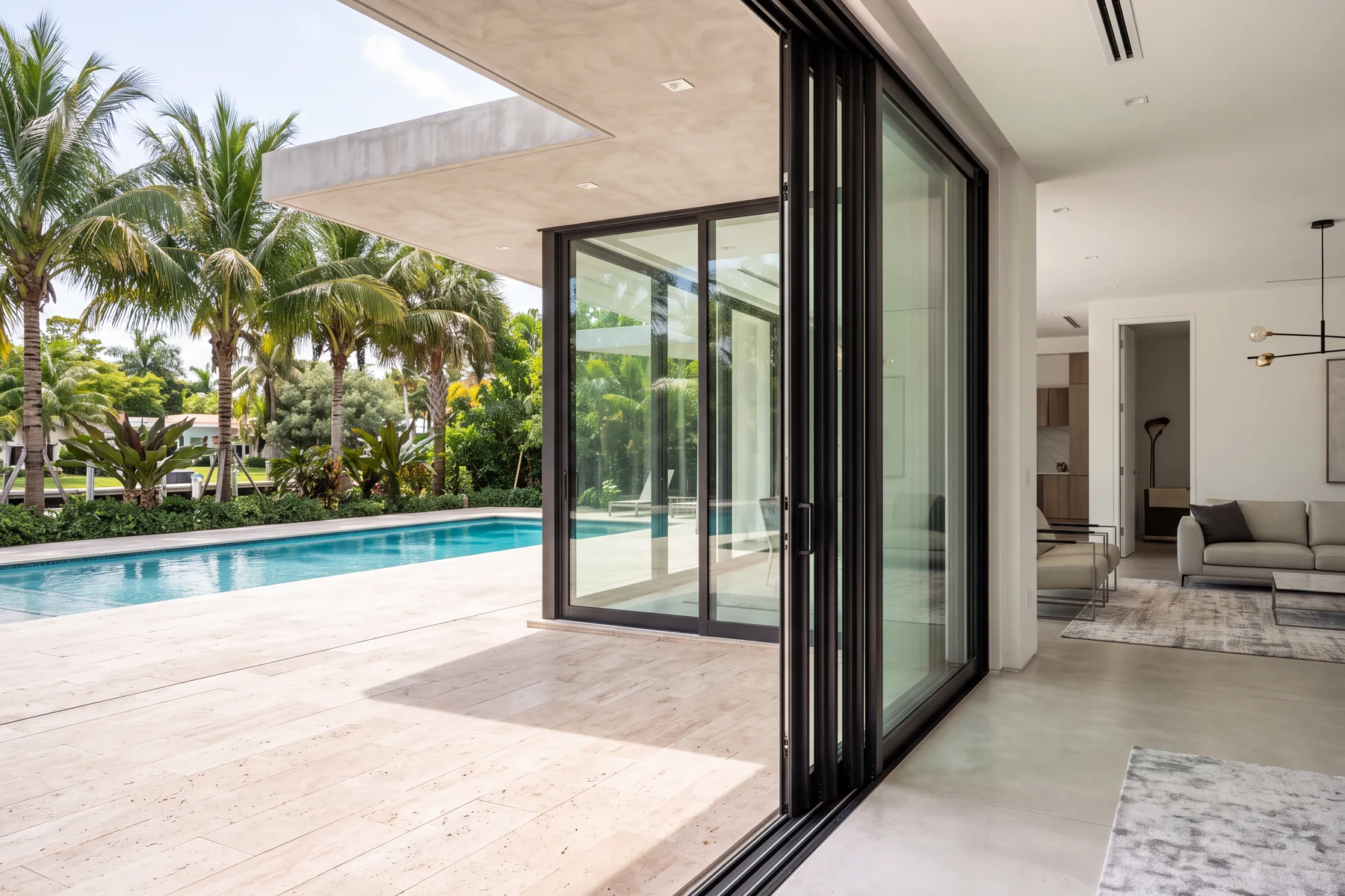 Impact sliding glass doors