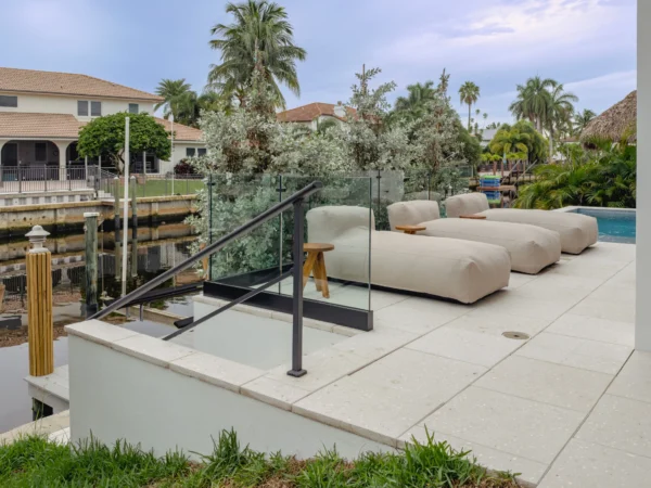 Exterior Glass Railings | SW 14th Place Residence